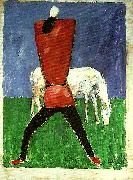 peasant and horse Kazimir Malevich